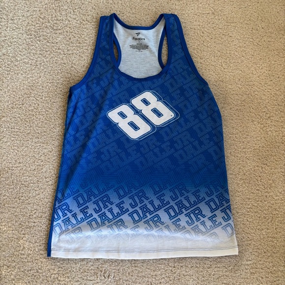 Fanatics, Dale Jr. Blue 88 Tank Top, Size Medium - Picture 1 of 6